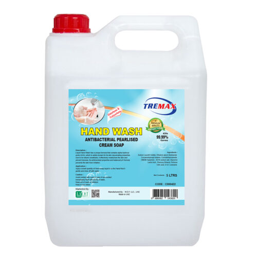 TRE MAX C000422 Hand Wash ANTIBACTERIAL Odorless and Colourless 5 Ltr